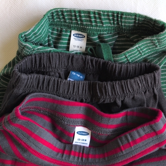 old navy 3-pack harem style leggings joggers pants lot 12-18 months baby boy - Picture 7 of 13